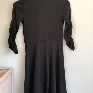 Black long sleeve dress